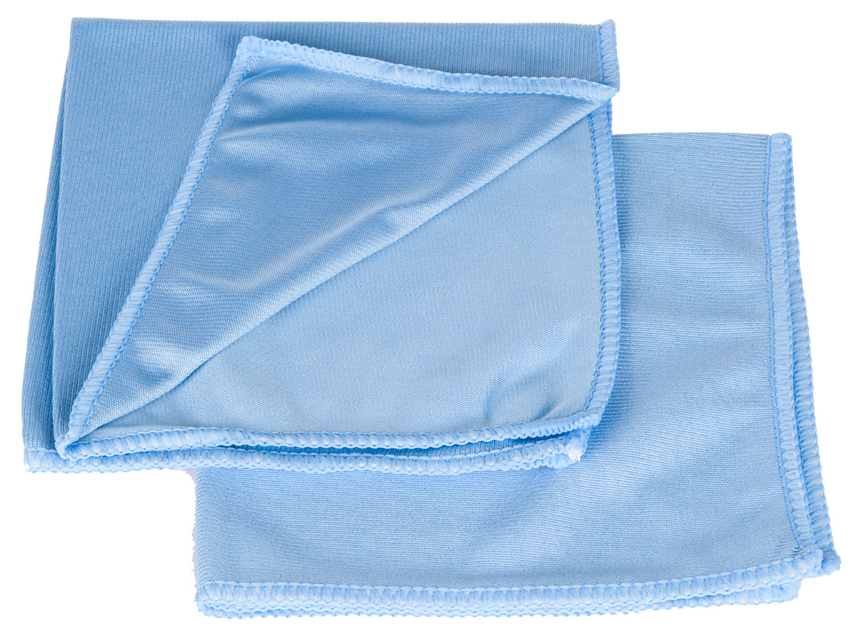 PANNO MICROFIBRA GLASS AZZURRO 40X40 CM