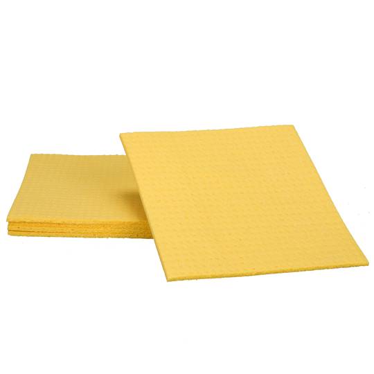 PANNO SPUGNA 18X20 GIALLO CONF. 5 PZ