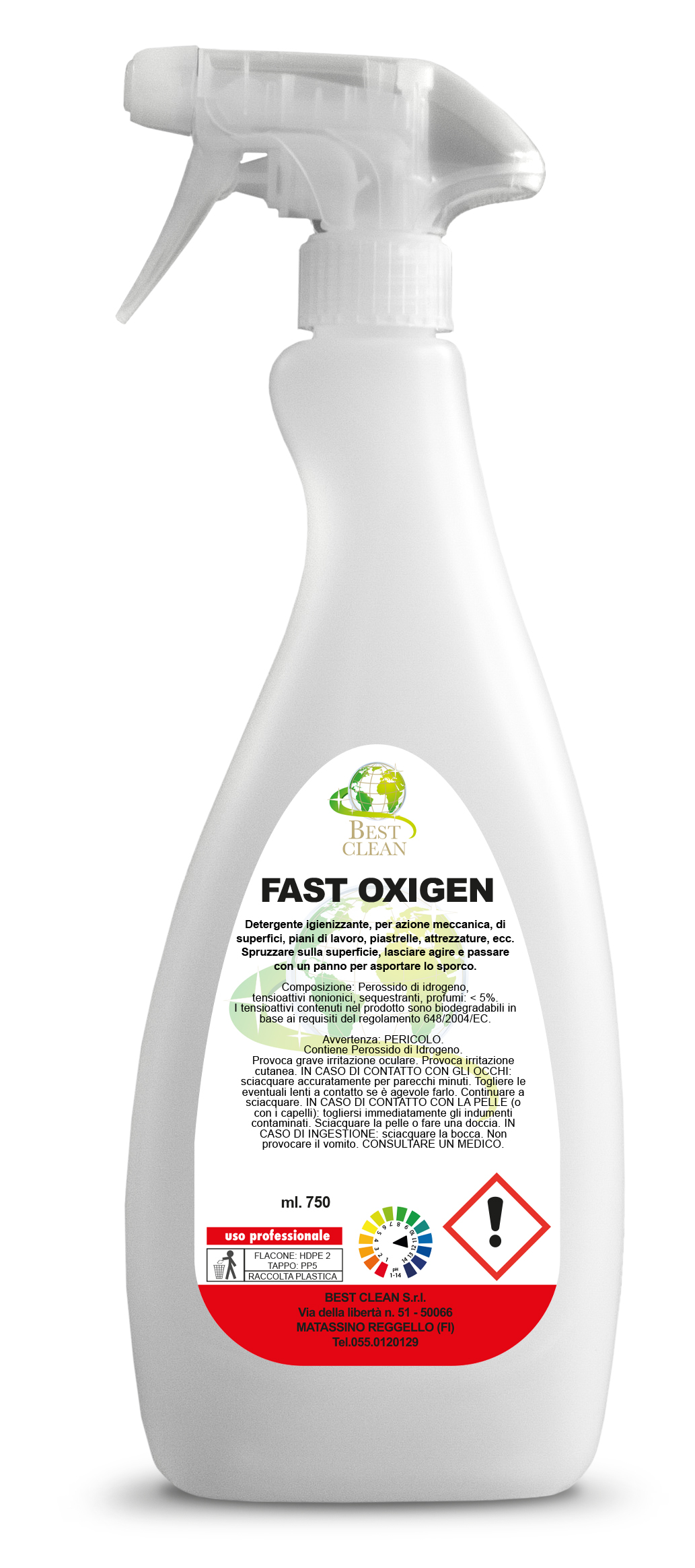 FAST OXIGEN FLAC. 750 ML