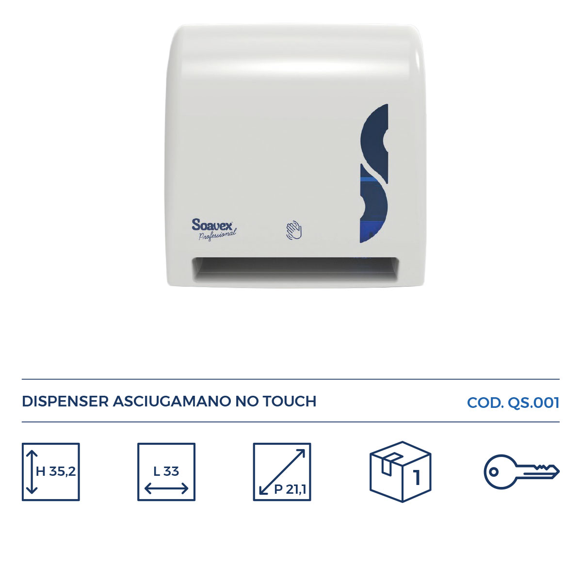 DISPENSER ASCIUGAMANI TOWEL TOUCHLESS