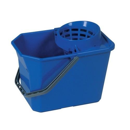 SECCHIO VDM MONOVASCA 15 LT C/STRIZ.COMFORT AZZURO