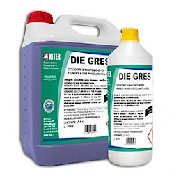 DIE GRES TANICA LT. 5 Sgrassante per superfici microporose e grès porcellanato