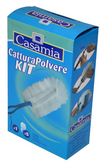 KIT CATTURAPOLVERE MANICO + 5 RICAMBI