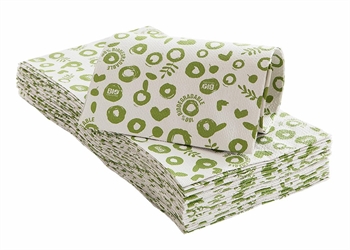 TOVAGLIE PIEGATE BIOcellutex® IMPERMEABILE CM 100X100 Biodegradabili, Compostabili