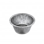 VASCHETTA dI ALLUMINIO TONDA BUDINO ø8,6-h3,8cm. 100PZ.X18