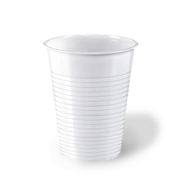 BICCHERE MONOUSO BIANCO, 200CC CONF. 100PZ X 30