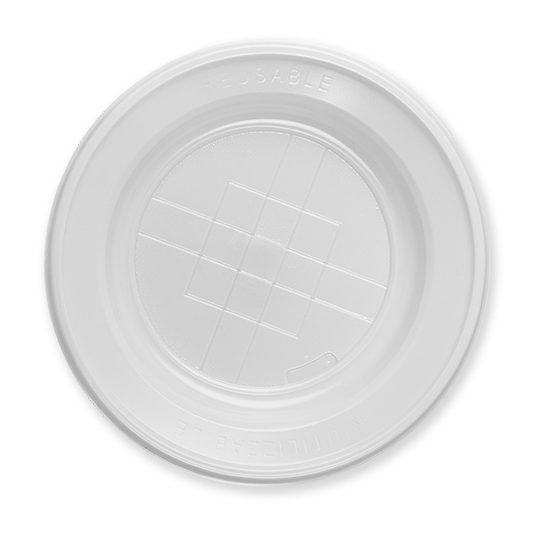 PIATTO FONDO RIUTILIZZABILE , CONF. 50PZ X 18 CRT. 900PZ.