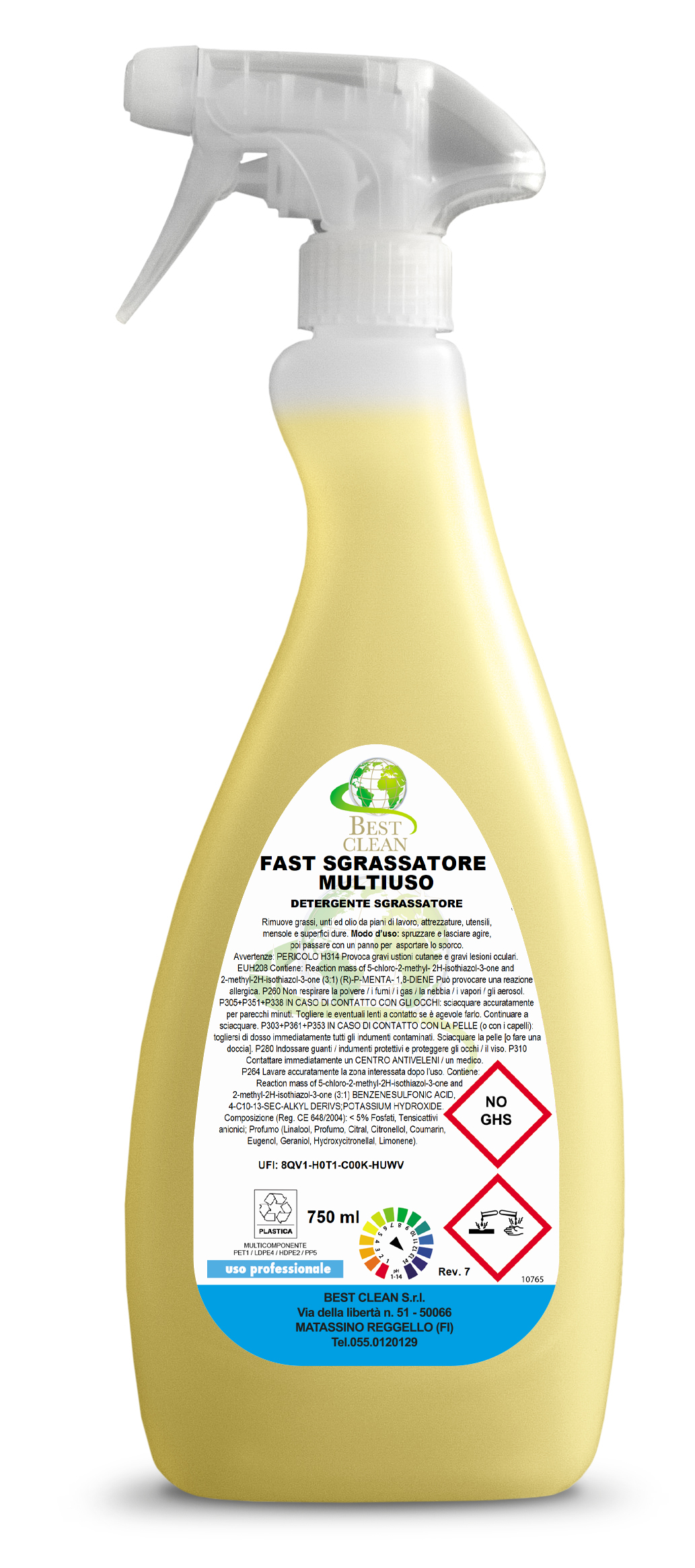 FAST SGRASSATORE MULTIUSO 750 ML
