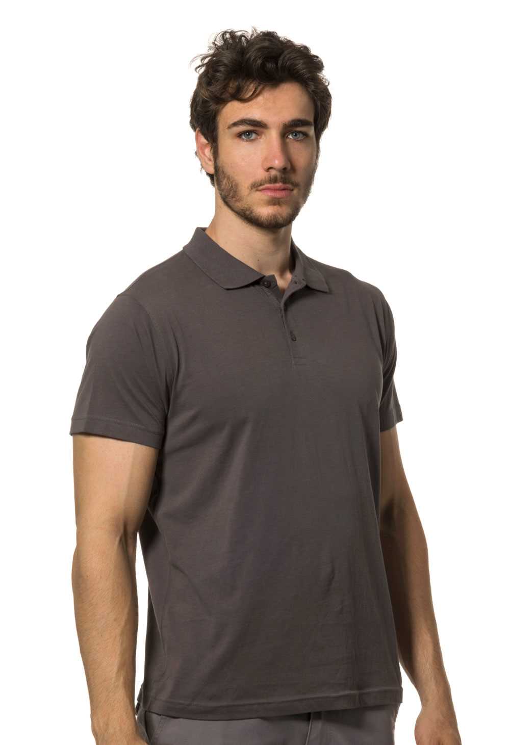 POLO MANICA CORTA COTONE JERSEY 100% cotone, JERSEY 165 gr - immagine 3