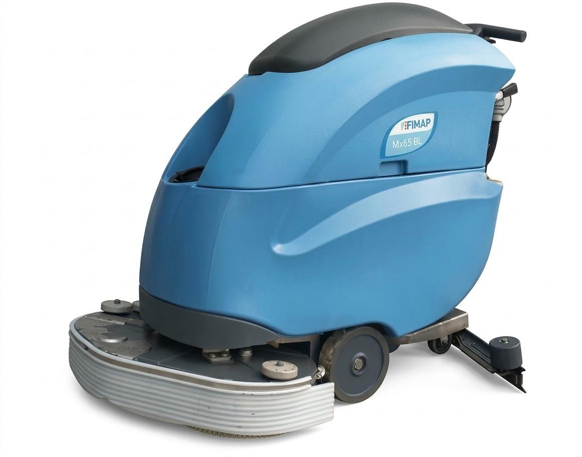 PER NOLEGGIO LAVASCIUGA FIMAP MX 65 BT versione a 2 spazzole a disco da 66 cm.